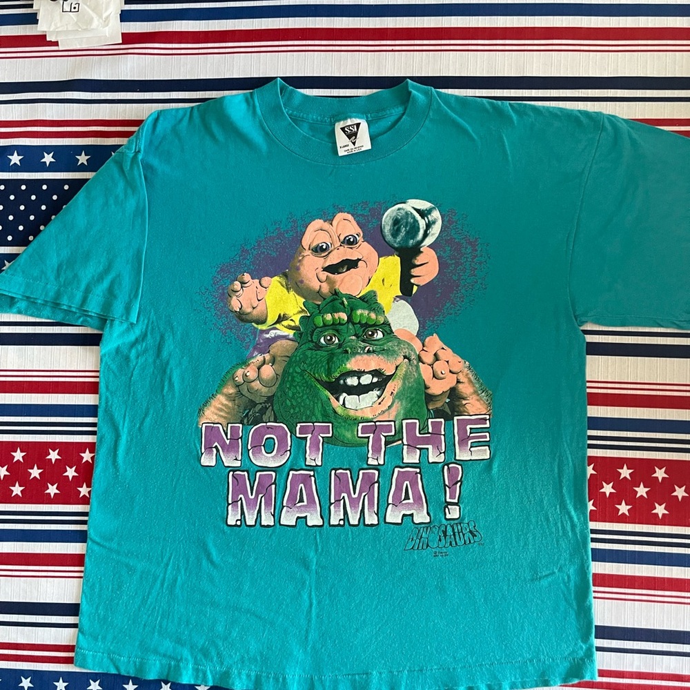 Vintage Dinosaurs Tv show.  Not the Mama Teal Graphic  T-Shirt